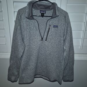 Patagonia Gray Fleece Pullover